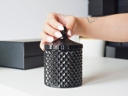 Ombre Leather Candle - Leather and Spices Scented Candle 230ml